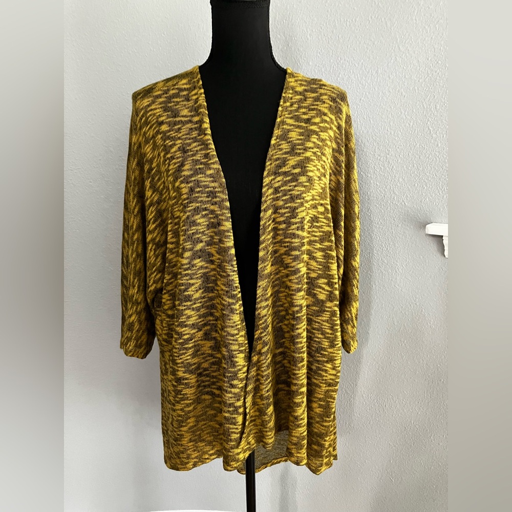 LuLaRoe Yellow and Black Cardigan